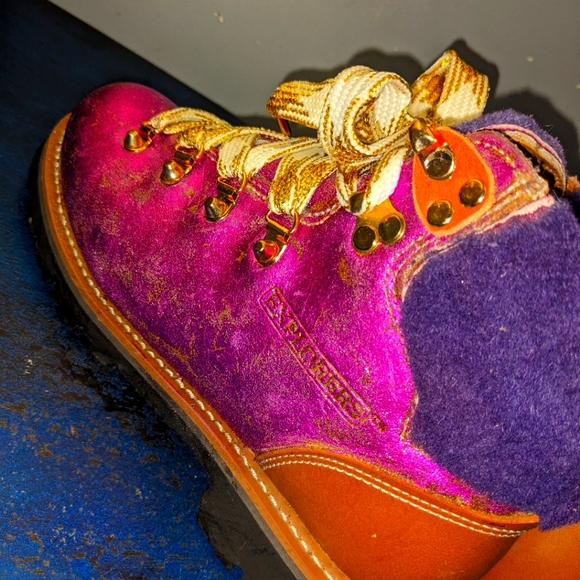 explorer Shoes Vintage Upcycled Hiking Boots Poshmark